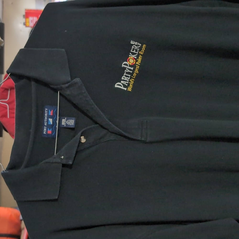 Garage Sale!!! Party Poker vintage polo XXL